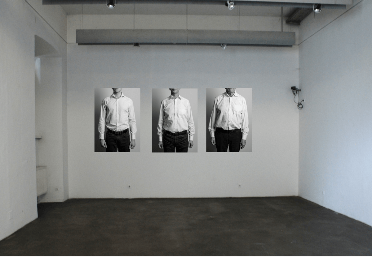 väter und söhne, ausstellungsansicht